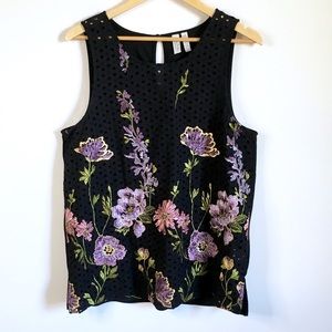 Anthropologie Meadow Rue Harriet Embroidered Top